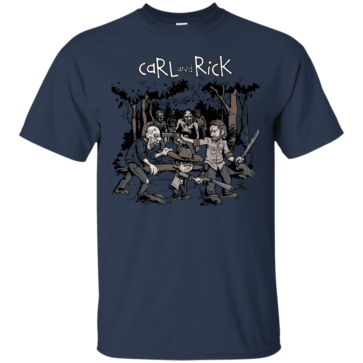 T-Shirts Navy / Small Carl & Rick T-Shirt