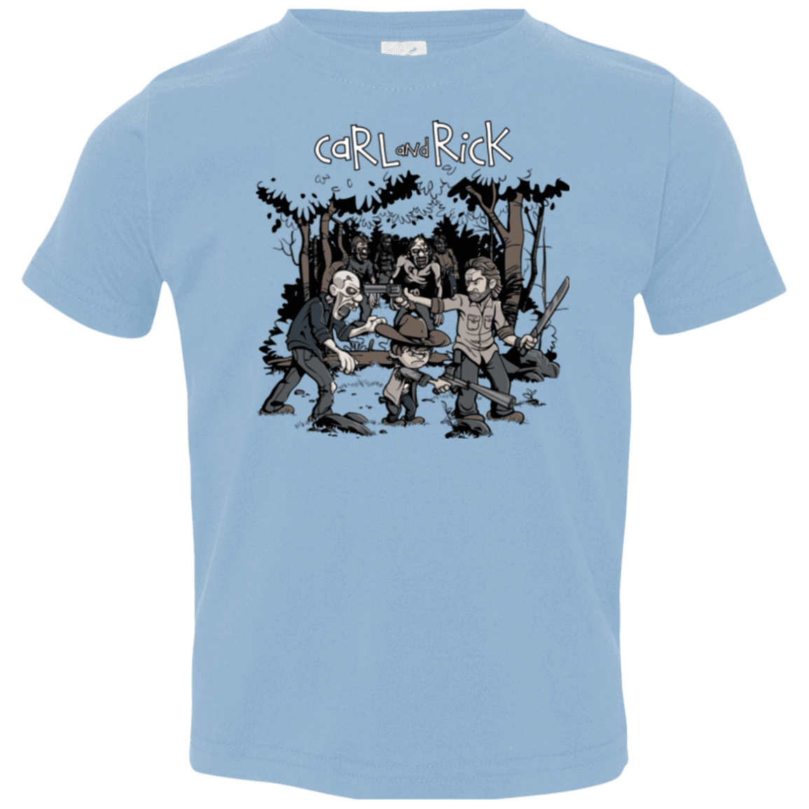 T-Shirts Light Blue / 2T Carl & Rick Toddler Premium T-Shirt