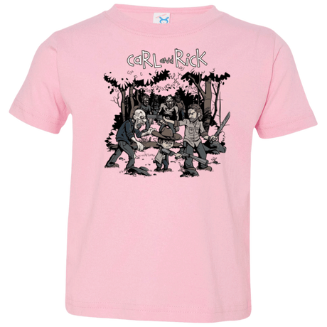 T-Shirts Pink / 2T Carl & Rick Toddler Premium T-Shirt