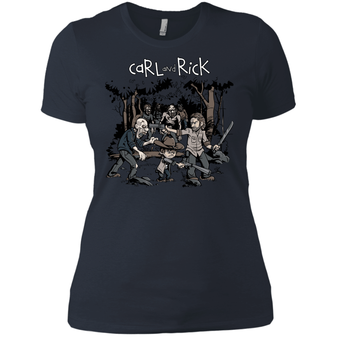 T-Shirts Indigo / X-Small Carl & Rick Women's Premium T-Shirt