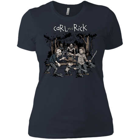 T-Shirts Indigo / X-Small Carl & Rick Women's Premium T-Shirt
