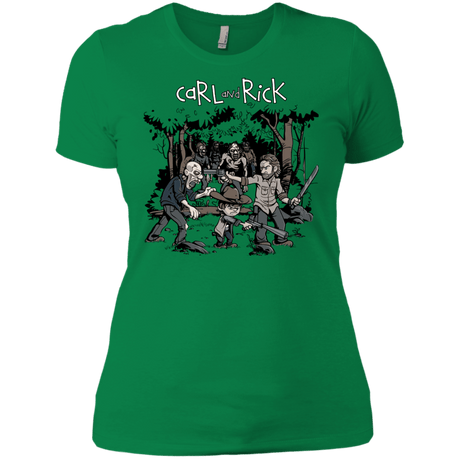 T-Shirts Kelly Green / X-Small Carl & Rick Women's Premium T-Shirt