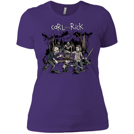 T-Shirts Purple / X-Small Carl & Rick Women's Premium T-Shirt