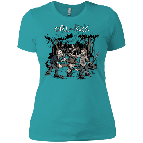 T-Shirts Tahiti Blue / X-Small Carl & Rick Women's Premium T-Shirt