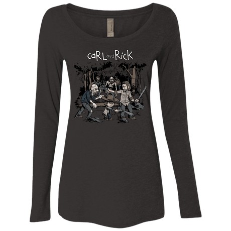 T-Shirts Vintage Black / Small Carl & Rick Women's Triblend Long Sleeve Shirt