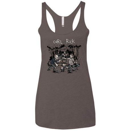 T-Shirts Macchiato / X-Small Carl & Rick Women's Triblend Racerback Tank