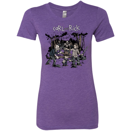 T-Shirts Purple Rush / Small Carl & Rick Women's Triblend T-Shirt