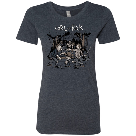 T-Shirts Vintage Navy / Small Carl & Rick Women's Triblend T-Shirt