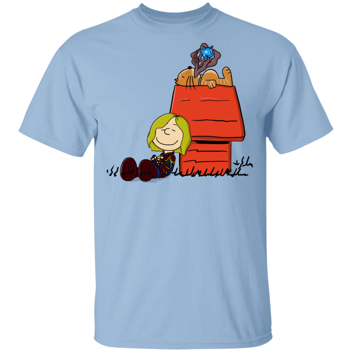 T-Shirts Light Blue / YXS Carol Brown Youth T-Shirt