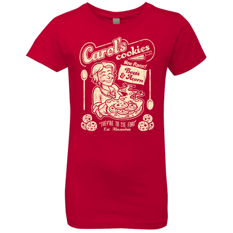 T-Shirts Red / YXS Carols Cookies Girls Premium T-Shirt