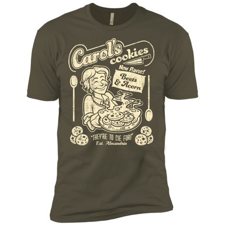 T-Shirts Military Green / X-Small Carols Cookies Men's Premium T-Shirt
