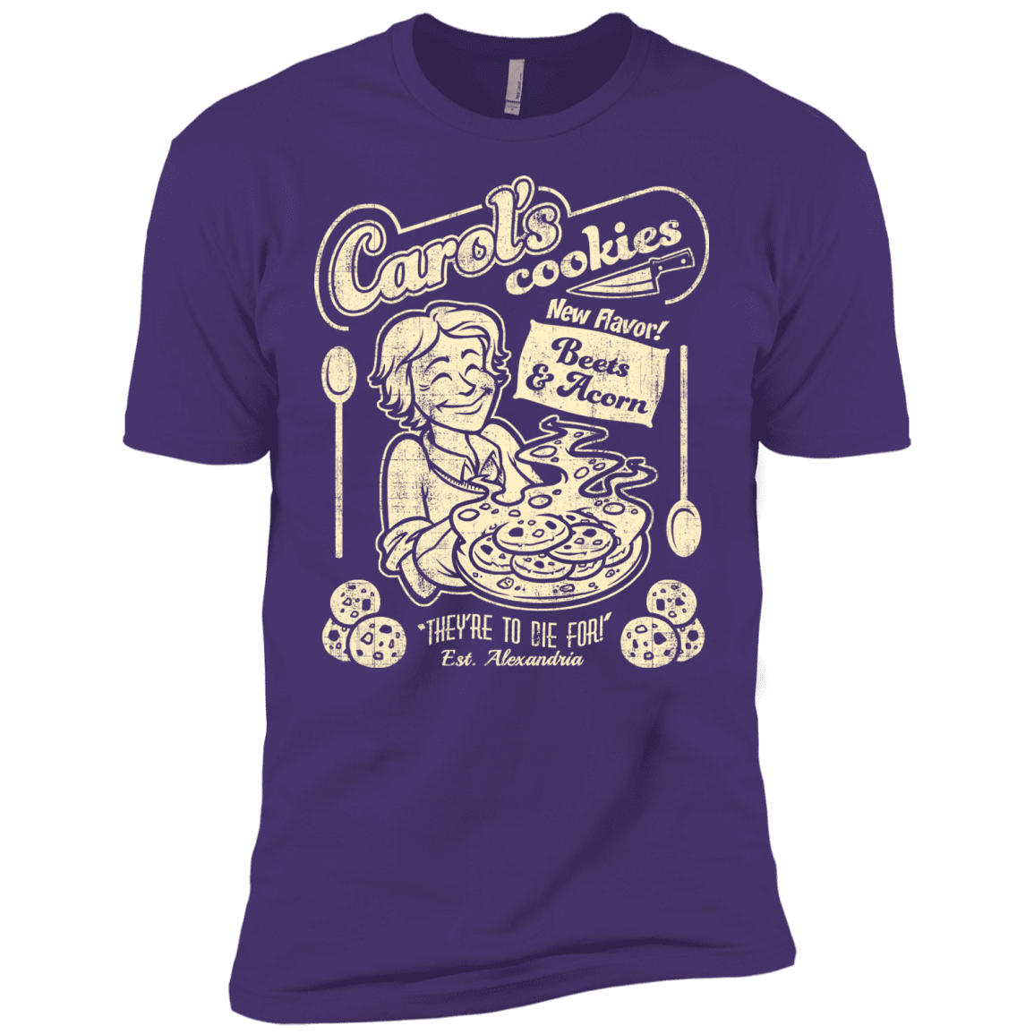 T-Shirts Purple Rush/ / X-Small Carols Cookies Men's Premium T-Shirt