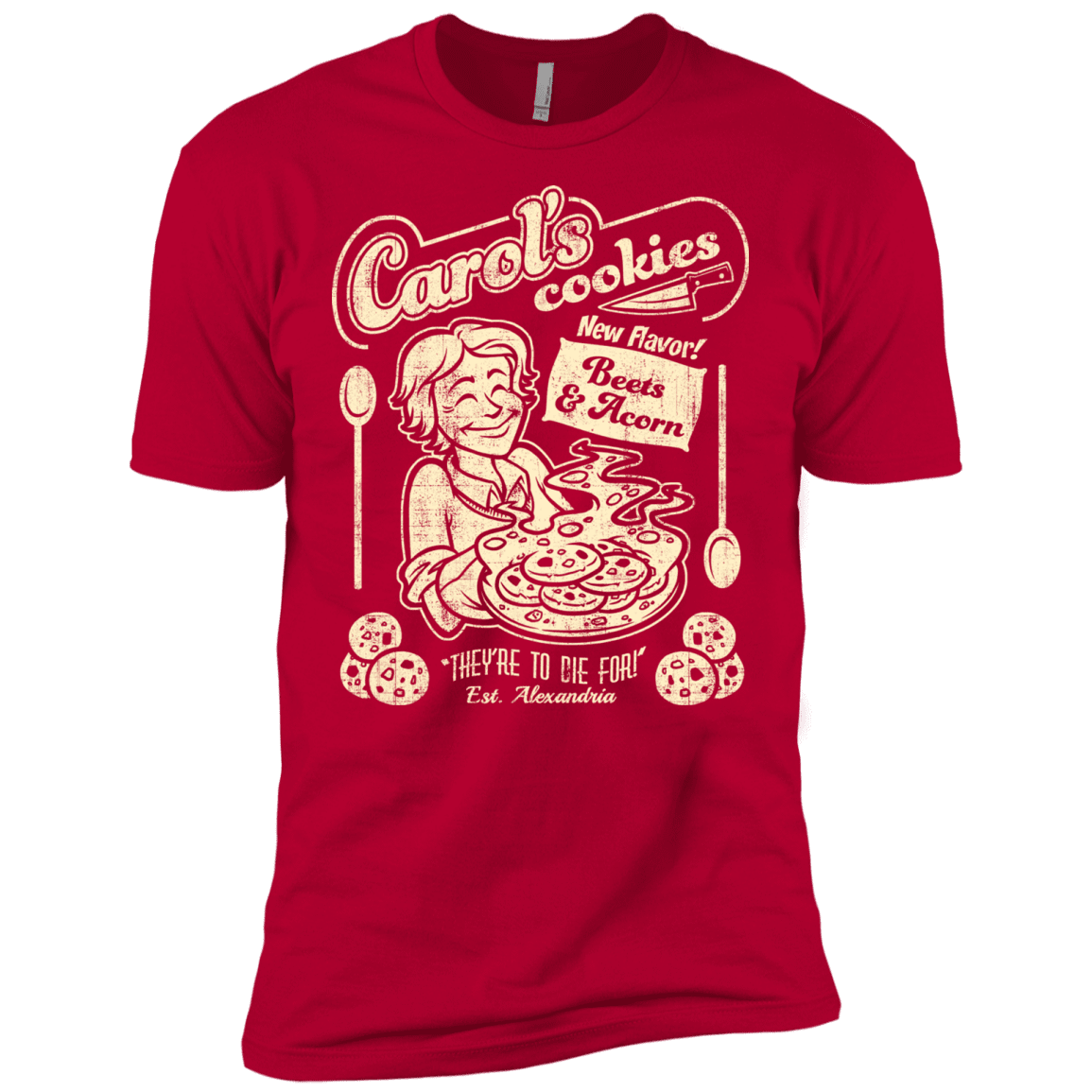 T-Shirts Red / X-Small Carols Cookies Men's Premium T-Shirt