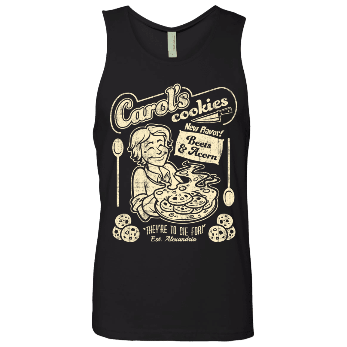 T-Shirts Black / Small Carols Cookies Men's Premium Tank Top