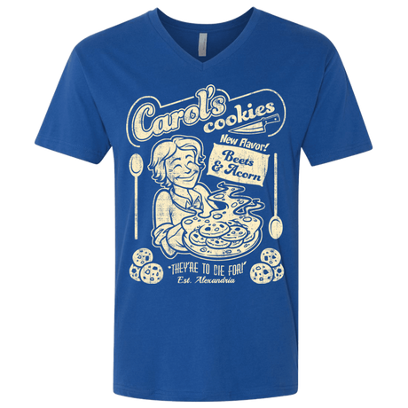 T-Shirts Royal / X-Small Carols Cookies Men's Premium V-Neck