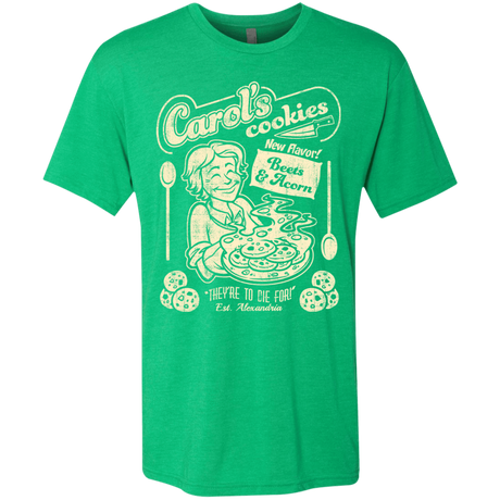 T-Shirts Envy / Small Carols Cookies Men's Triblend T-Shirt