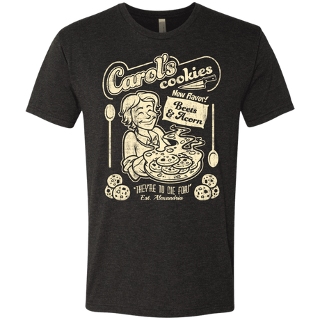 T-Shirts Vintage Black / Small Carols Cookies Men's Triblend T-Shirt