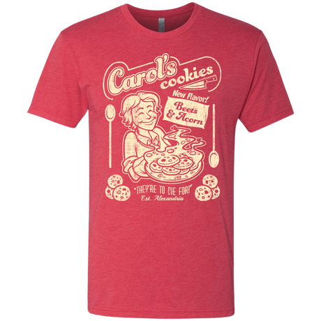 T-Shirts Vintage Red / Small Carols Cookies Men's Triblend T-Shirt