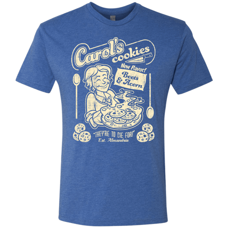 T-Shirts Vintage Royal / Small Carols Cookies Men's Triblend T-Shirt