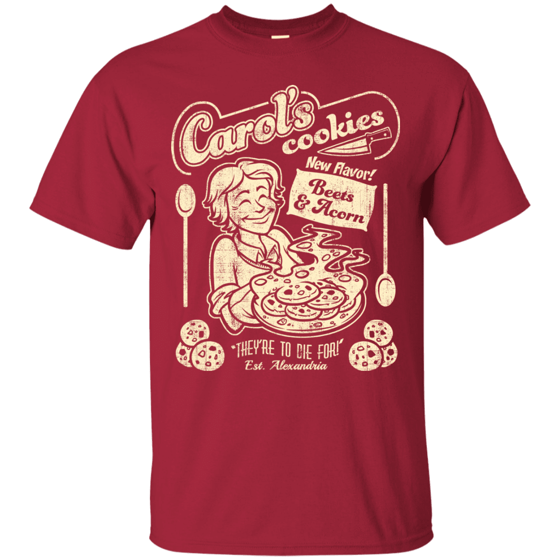 T-Shirts Cardinal / Small Carols Cookies T-Shirt