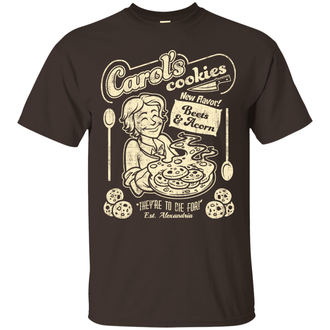 T-Shirts Dark Chocolate / Small Carols Cookies T-Shirt