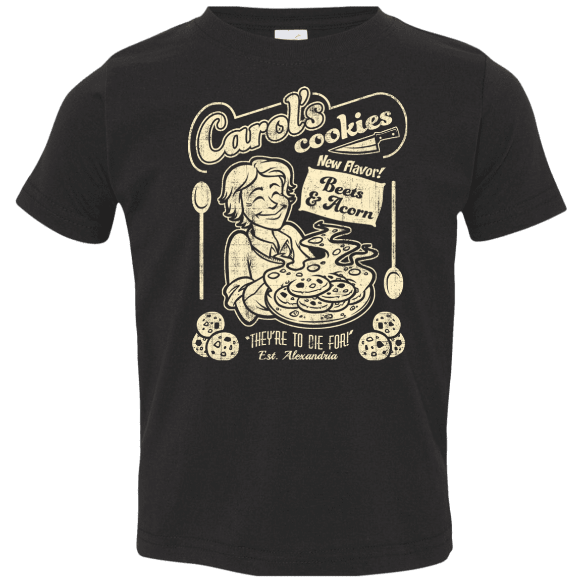 T-Shirts Black / 2T Carols Cookies Toddler Premium T-Shirt