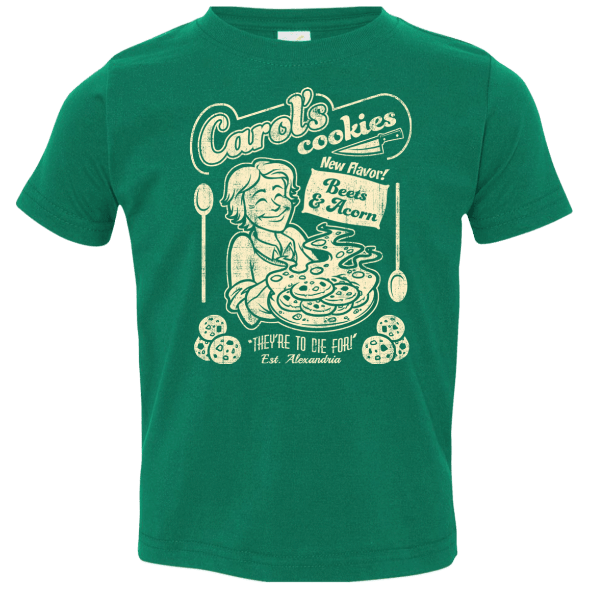 T-Shirts Kelly / 2T Carols Cookies Toddler Premium T-Shirt