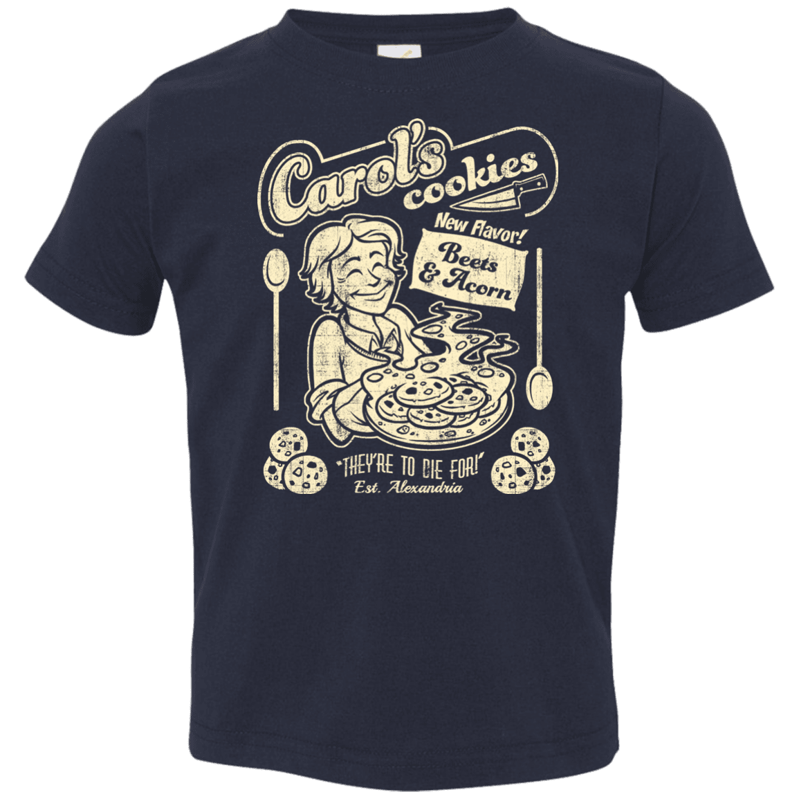 T-Shirts Navy / 2T Carols Cookies Toddler Premium T-Shirt