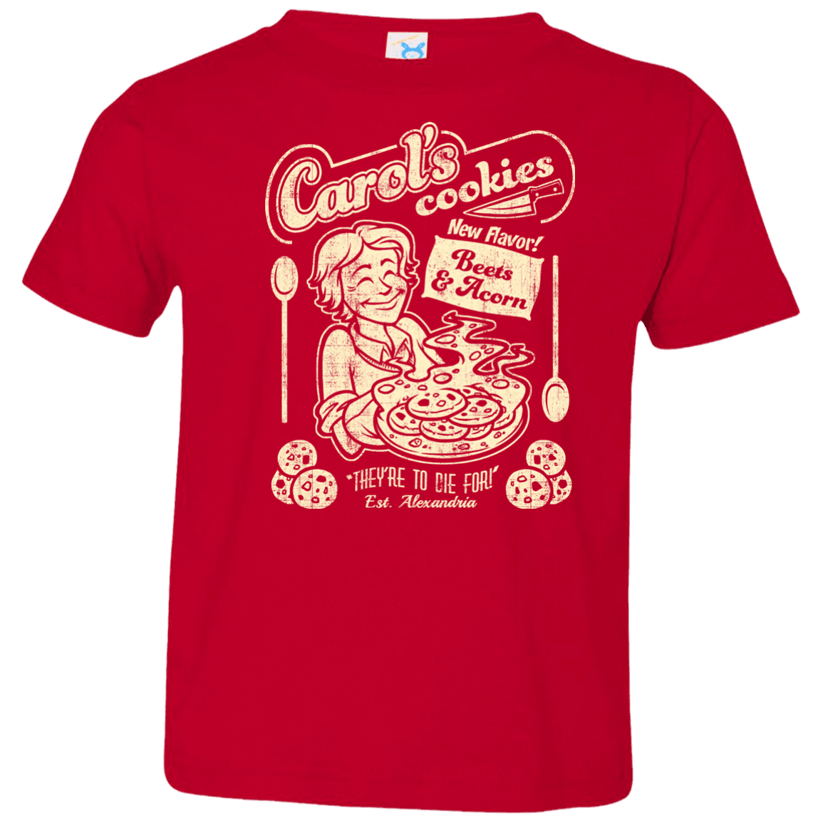 T-Shirts Red / 2T Carols Cookies Toddler Premium T-Shirt