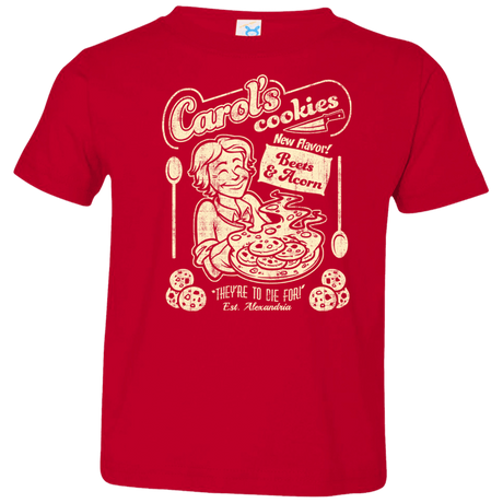 T-Shirts Red / 2T Carols Cookies Toddler Premium T-Shirt