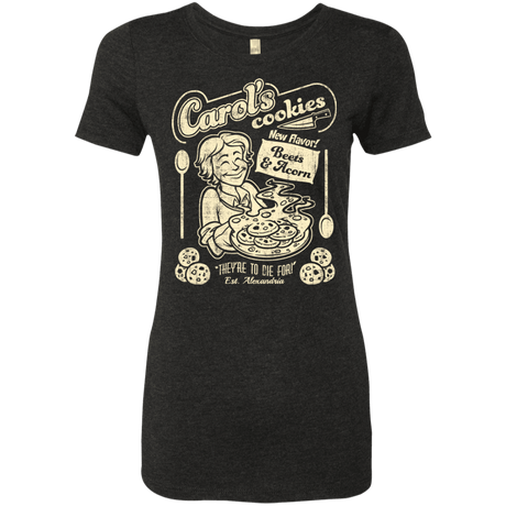 T-Shirts Vintage Black / Small Carols Cookies Women's Triblend T-Shirt