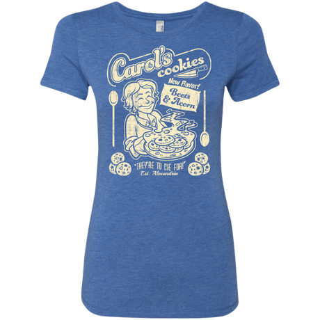 T-Shirts Vintage Royal / Small Carols Cookies Women's Triblend T-Shirt