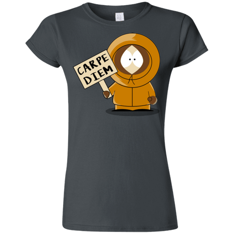 T-Shirts Charcoal / S Carpe Diem Junior Slimmer-Fit T-Shirt