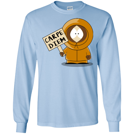 T-Shirts Light Blue / S Carpe Diem Men's Long Sleeve T-Shirt