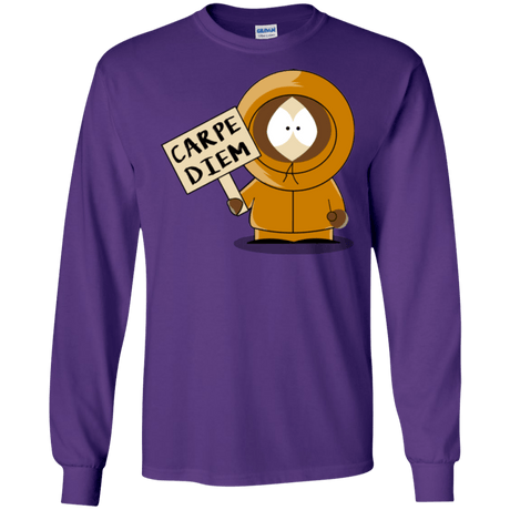 T-Shirts Purple / S Carpe Diem Men's Long Sleeve T-Shirt