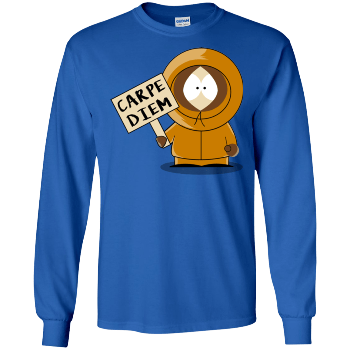 T-Shirts Royal / S Carpe Diem Men's Long Sleeve T-Shirt