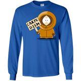 T-Shirts Royal / S Carpe Diem Men's Long Sleeve T-Shirt