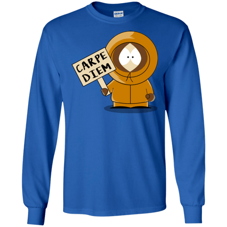 T-Shirts Royal / S Carpe Diem Men's Long Sleeve T-Shirt