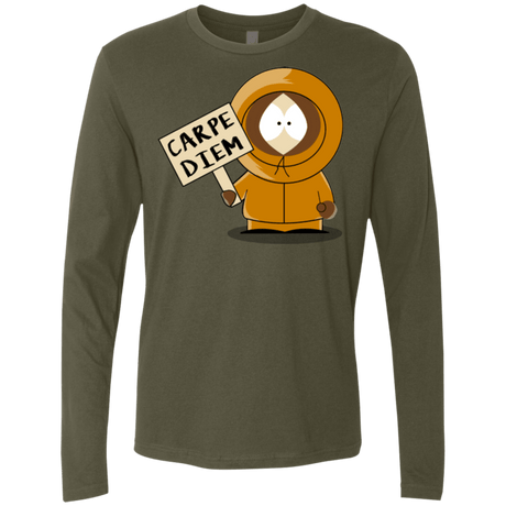 T-Shirts Military Green / S Carpe Diem Men's Premium Long Sleeve