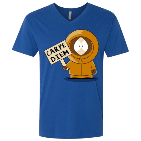 T-Shirts Royal / X-Small Carpe Diem Men's Premium V-Neck