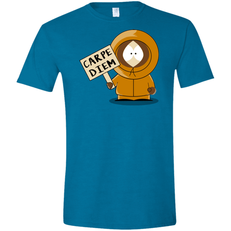 T-Shirts Antique Sapphire / S Carpe Diem Men's Semi-Fitted Softstyle