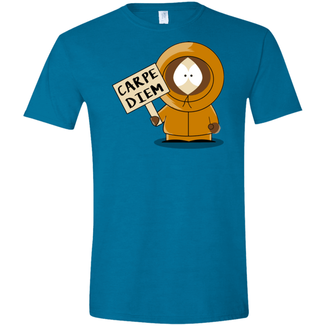 T-Shirts Antique Sapphire / S Carpe Diem Men's Semi-Fitted Softstyle