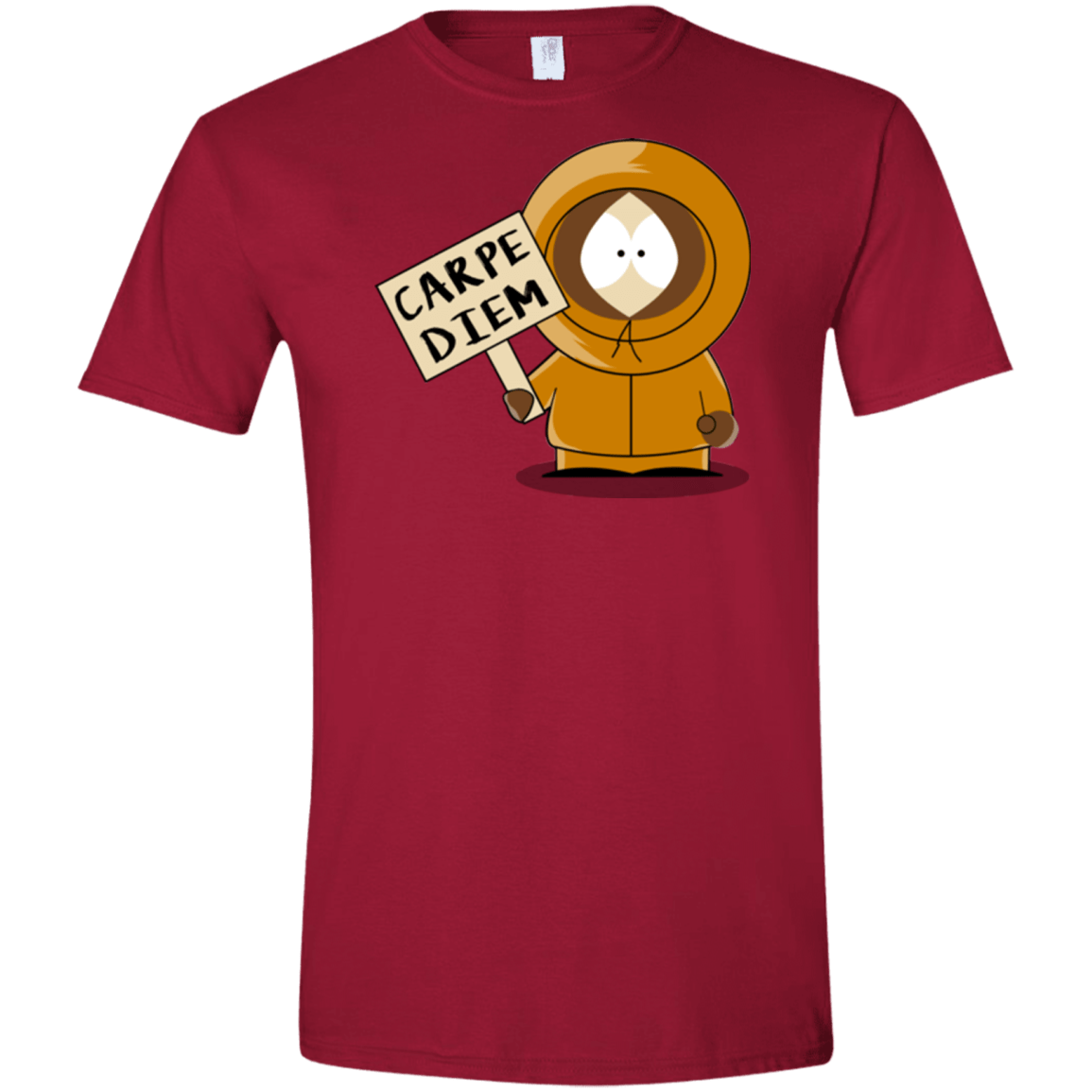 T-Shirts Cardinal Red / S Carpe Diem Men's Semi-Fitted Softstyle