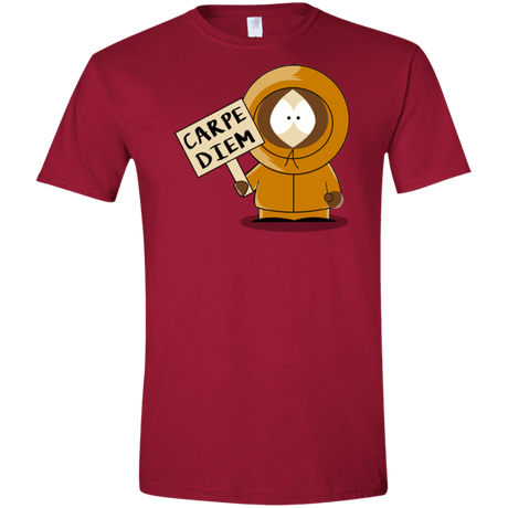 T-Shirts Cardinal Red / S Carpe Diem Men's Semi-Fitted Softstyle