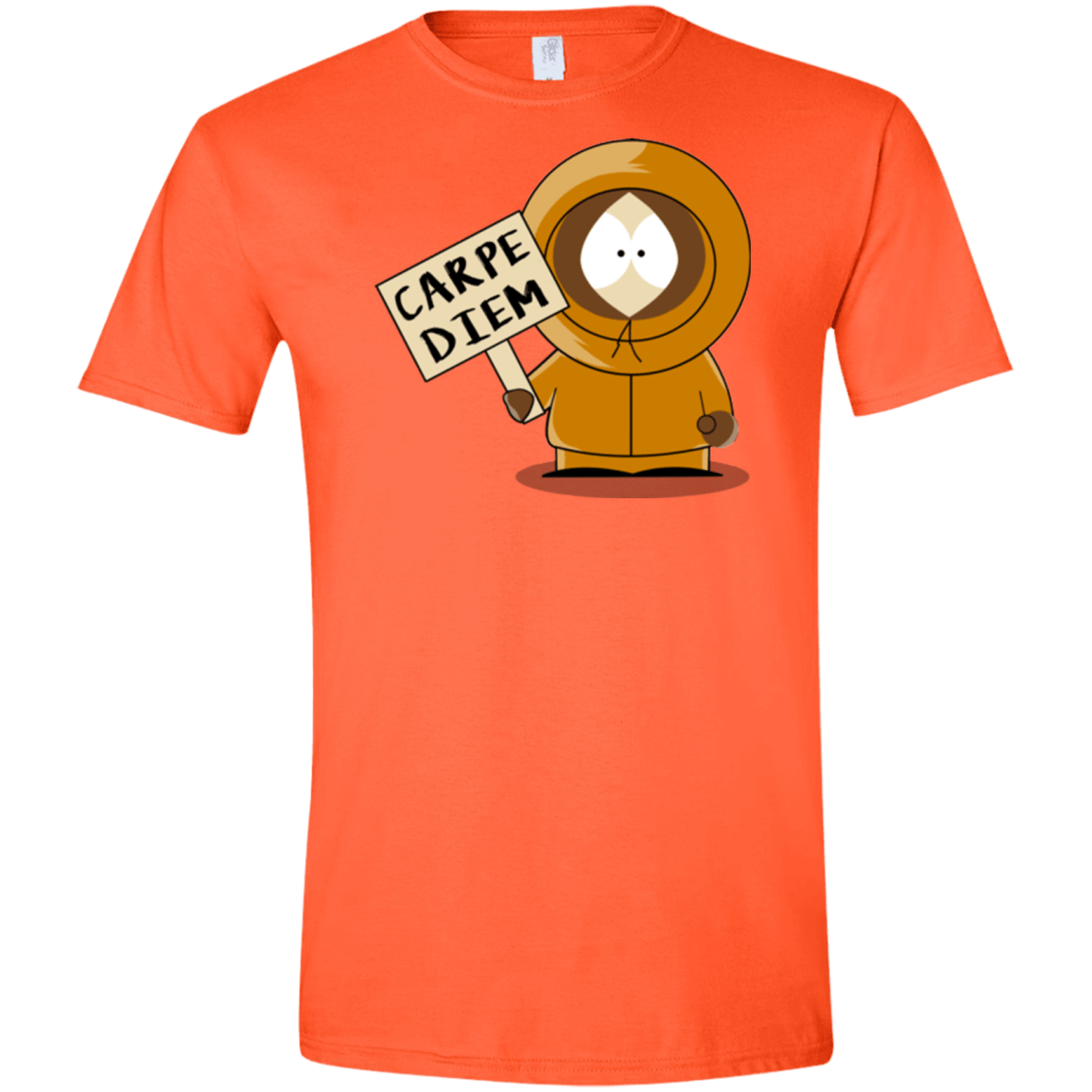 T-Shirts Orange / S Carpe Diem Men's Semi-Fitted Softstyle