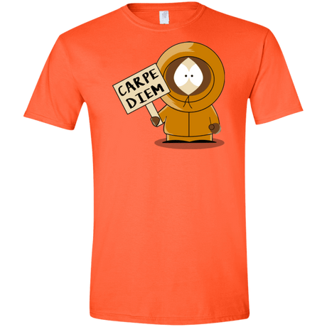 T-Shirts Orange / S Carpe Diem Men's Semi-Fitted Softstyle