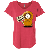 T-Shirts Vintage Red / X-Small Carpe Diem Triblend Dolman Sleeve