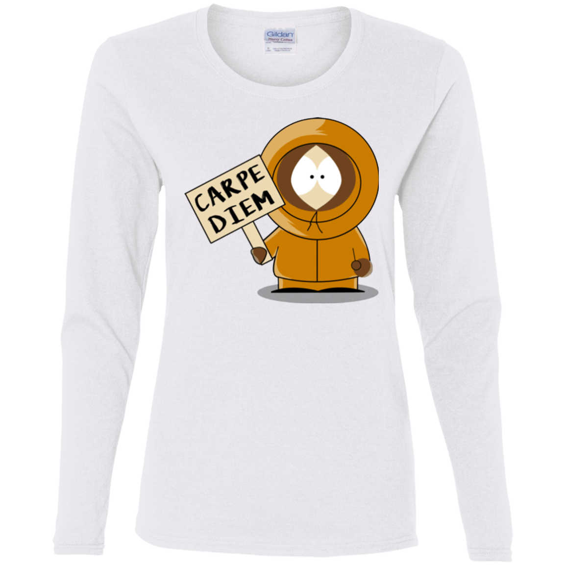 T-Shirts White / S Carpe Diem Women's Long Sleeve T-Shirt