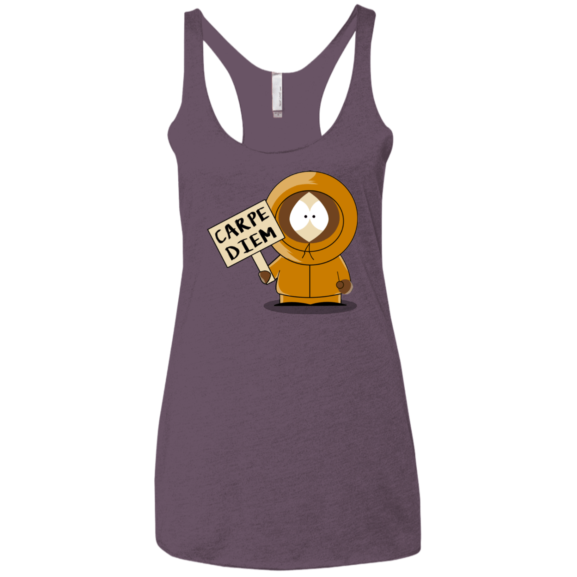 T-Shirts Vintage Purple / X-Small Carpe Diem Women's Triblend Racerback Tank