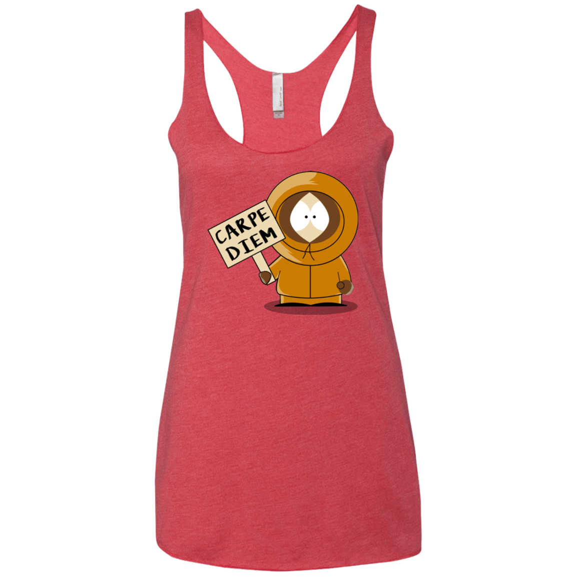 T-Shirts Vintage Red / X-Small Carpe Diem Women's Triblend Racerback Tank